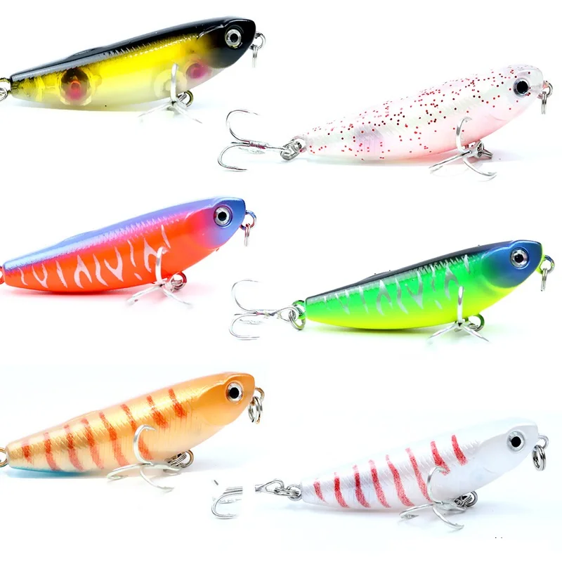 Cebos de pesca flotantes, cebo duro en blanco, 50mm, 5g - imagen 3