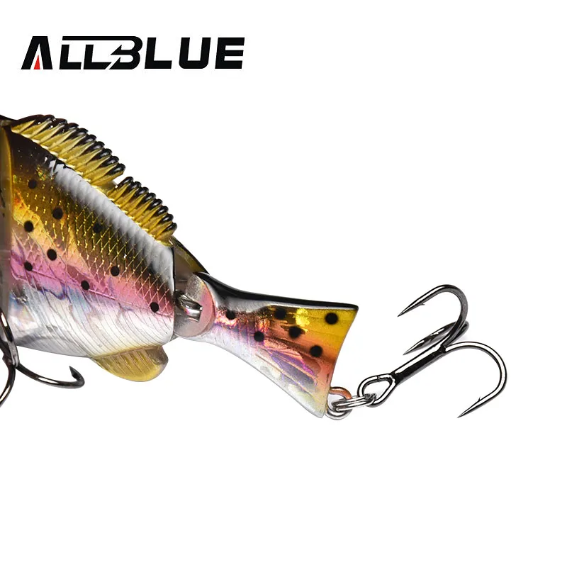 ALLBLUE-señuelo de pesca de articulaciones, 80MM, 15G, Swimbait de hundimiento lento, Vib, Wobbler, Minnow, cebo Artificial, aparejos de Lucio - imagen 3
