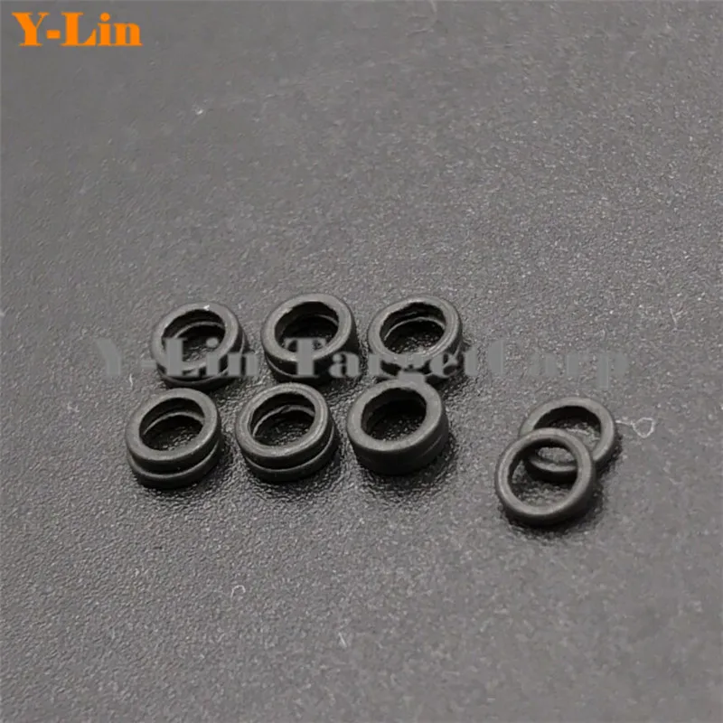 50 Uds. Anillos de aparejo pequeños para pesca de carpa de 3,1mm/4,4mm, anillos ovalados redondos, aparejos para el cabello de guilda fácil, anillo de lágrima, soplado hacia atrás con piscina - imagen 5