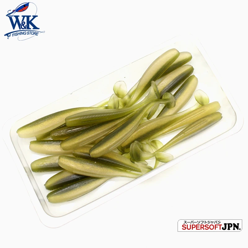 5cm Key Shad 20 piezas Mini Shad señuelo para pesca en hielo perca lubina cebo 2 "Jig Head cebo suave cebos pequeños - imagen 5