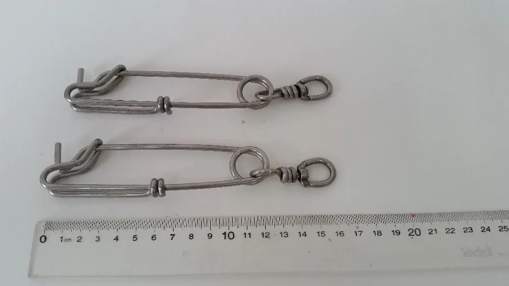 Clips de pesca de atún, Clip de pesca de atún, giratorio de acero inoxidable, 700LB, 5,5" - imagen 2