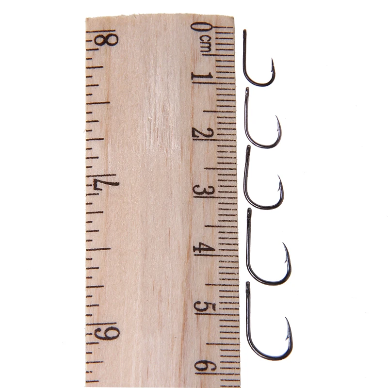 FISH KING 400PCS Anzuelos de pesca de acero con alto contenido de carbono ISEAMA 3 # -12 #   Anzuelos de púas, anzuelo único ISE, accesorios de pesca de carpa - imagen 3