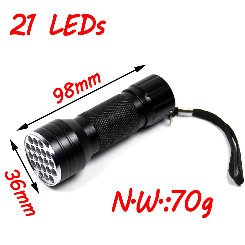 Bimoo-Lámpara de curado UV para pesca con mosca, 21 LED, cabeza de mosca, herramienta de acabado de curado epoxi - imagen 2