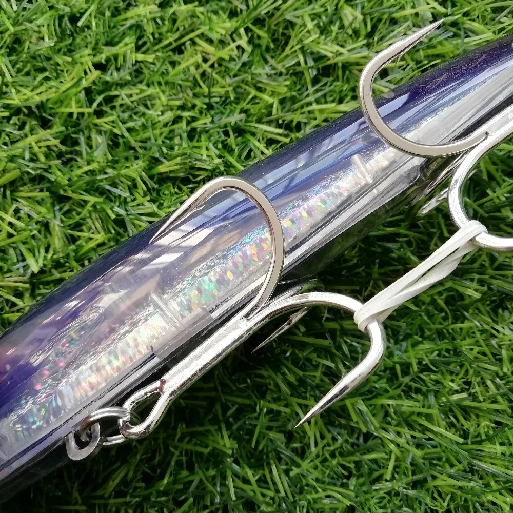 NOEBY, 1 unidad, 18cm, 90g, flotante, 5-6,5 m, señuelo duro para pececillos, señuelo de pesca en aguas profundas, cebo de pesca con curricán, crankbait wobbler grande - imagen 5