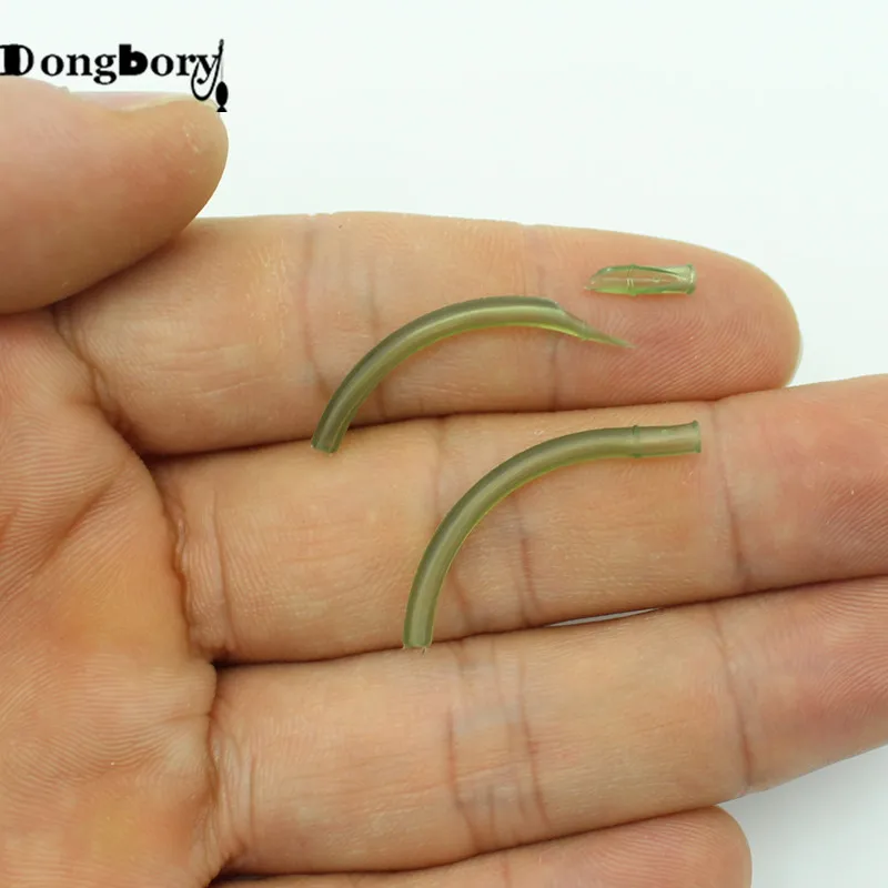 Accesorios de pesca de carpa, 40 Uds., sin anzuelo de piscina, alineador de goma, manga de gancho, Terminal alineador de línea, aparejos de pesca, aparejo de pelo giratorio - imagen 4