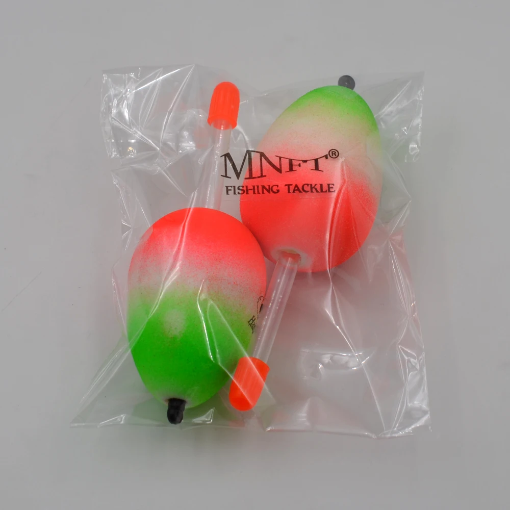 MNFT 3 uds flotador de pesca deriva espuma EVA Bobber tubo de pesca boya flotadores de espuma en forma de bola - imagen 3