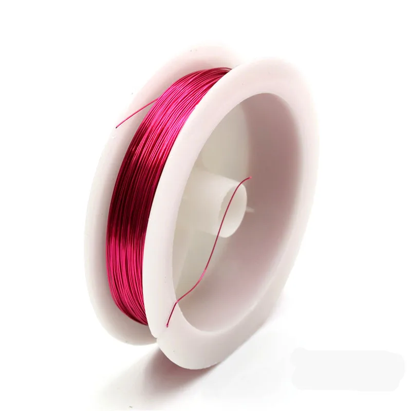 KKWEZVA, 10 colores, diámetro mixto, alambre de cobre de 0,3mm/señuelo de pesca con mosca, material para hacer cebo, Midge Larve, Ninfa, Material para atar moscas - imagen 3