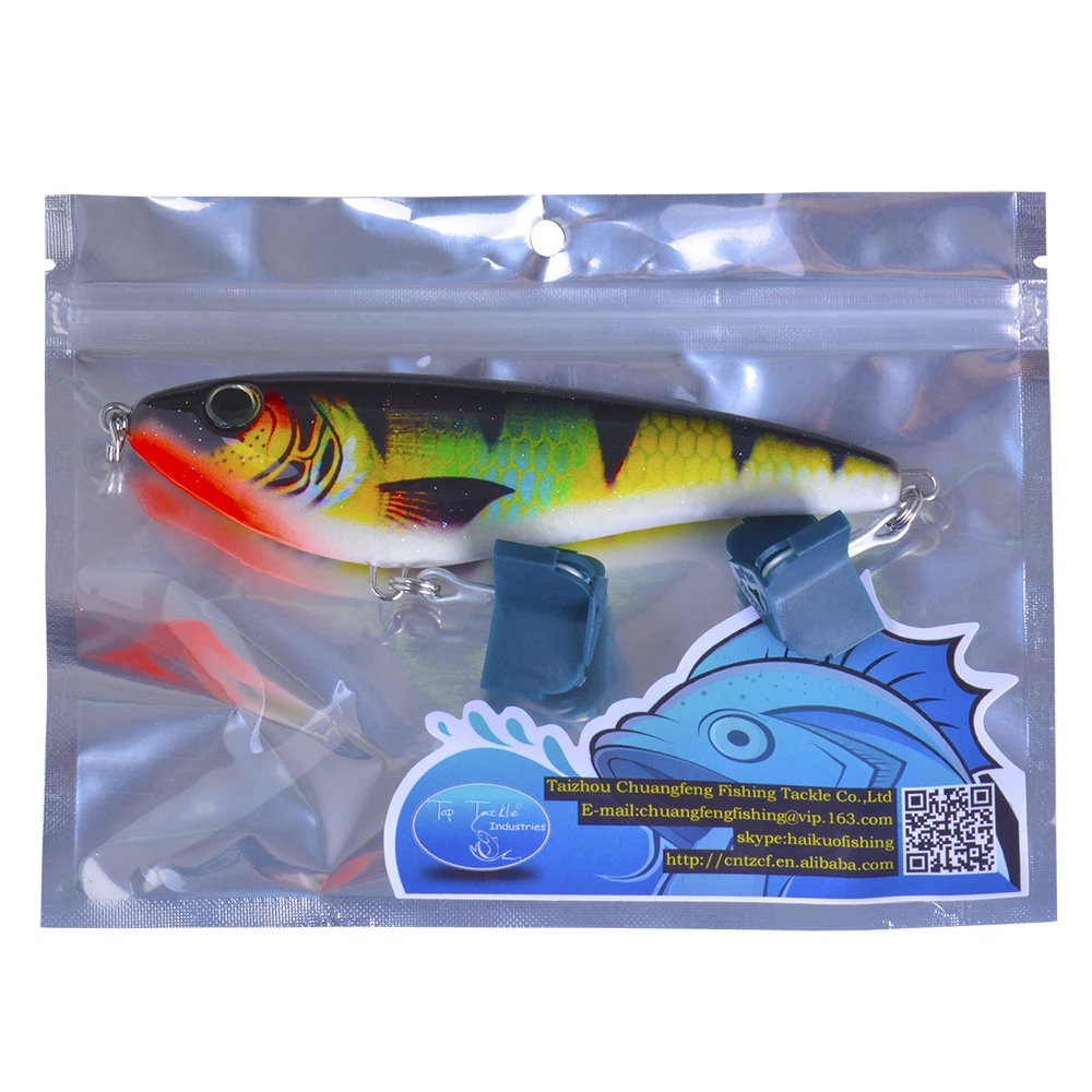 Señuelo de pesca para Lucio, cebo de hundimiento lento, 130mm, 55g, señuelo artificial CF con anzuelos triples de resistencia anticorrosión VMC - imagen 4
