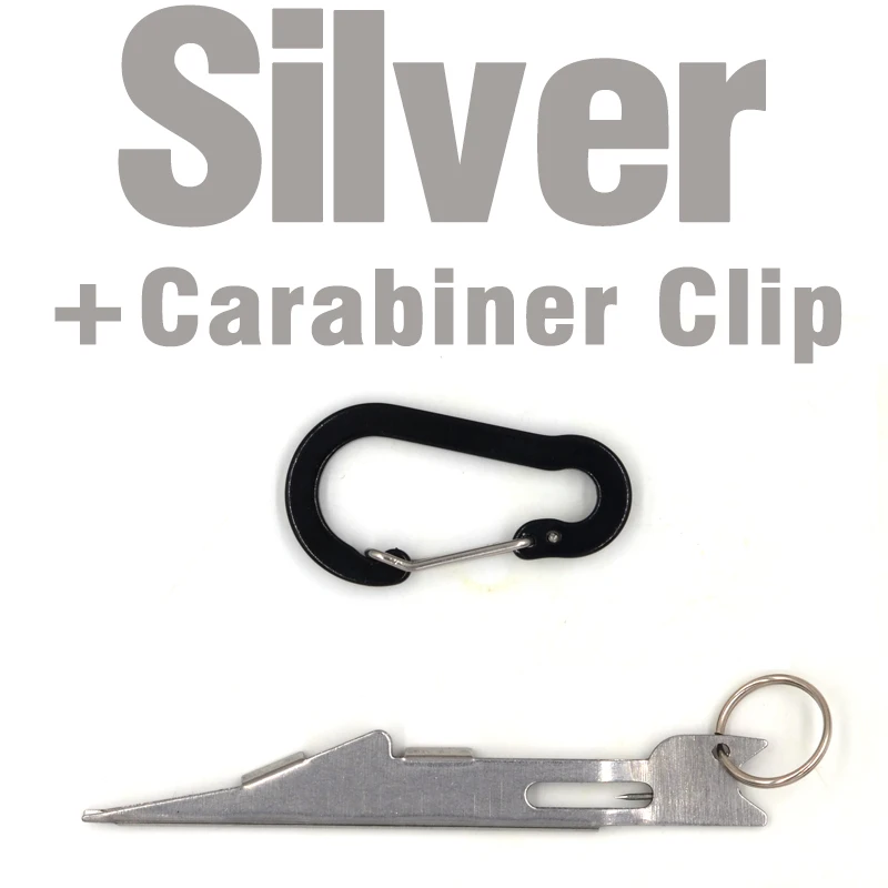 SilverCarabiner clip