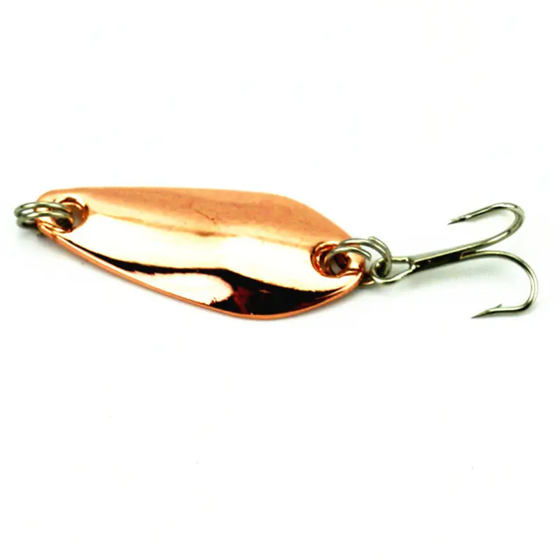 Señuelo de pesca Wobblers de cuchara de Metal, 3,5 cm, 4g, anzuelo triple, cebo de lentejuelas, aparejos de pesca de ruido, Kit de mezcla de 4 colores FA-187, 4 unids/lote - imagen 4