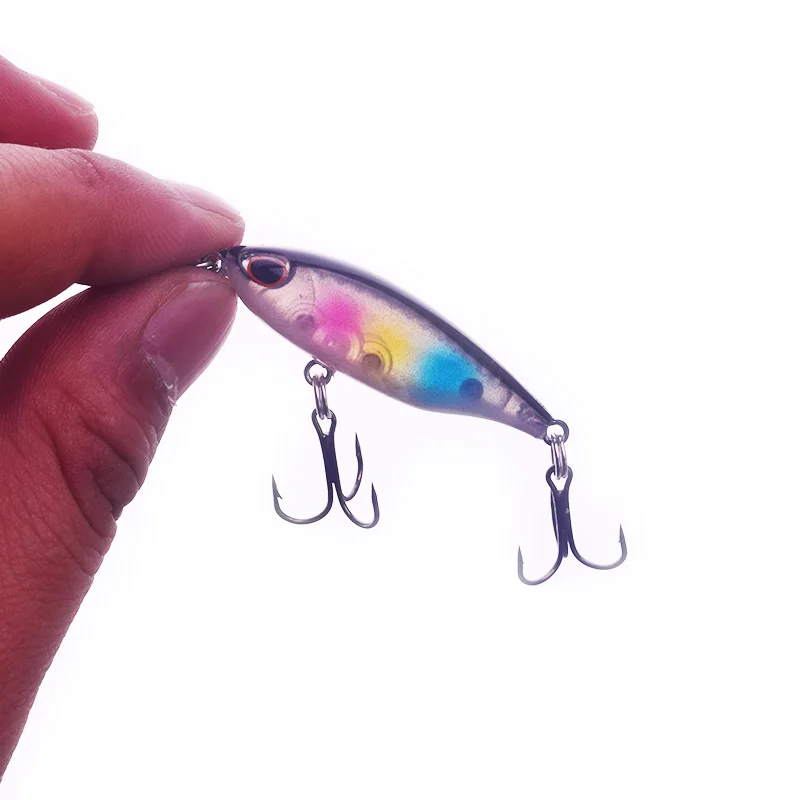WDAIREN-señuelo de pesca Crankbait de 48mm y 3,6g, aparejos artificiales de manivela dura, carpas, lubinas, Wobblers, señuelos de peces Minnows de hundimiento japonés - imagen 5