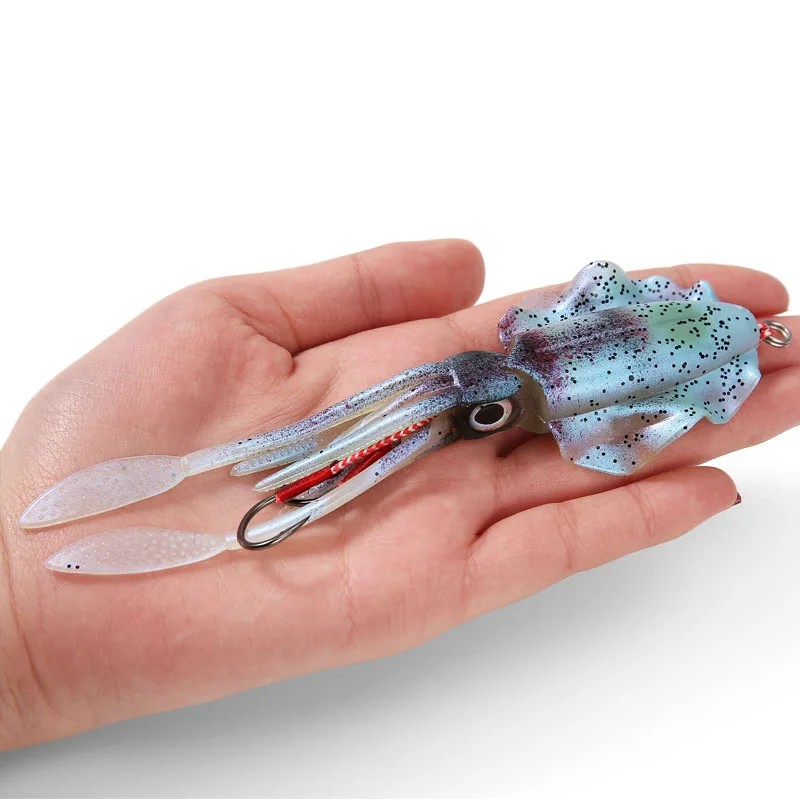 FSTK 15 cm/60g pulpo señuelos de pesca mar calamar squid jig - imagen 5