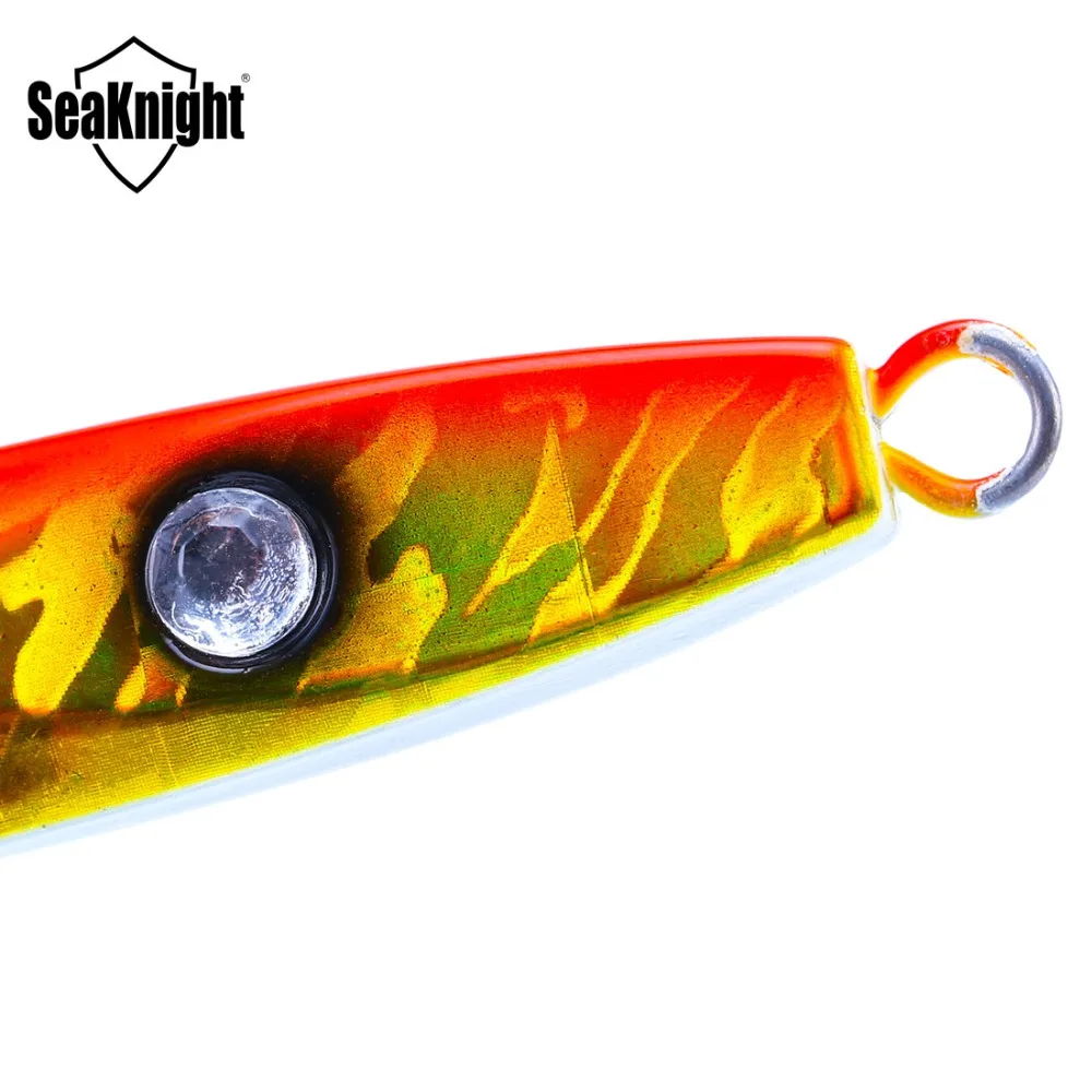 SeaKnight SK304 Jigging 40g 60g 80g 100g 150g 1 pieza plantilla de Metal hundimiento señuelo de pesca Jig cuchara ojos 3D barco pesca aparejos de pesca - imagen 5