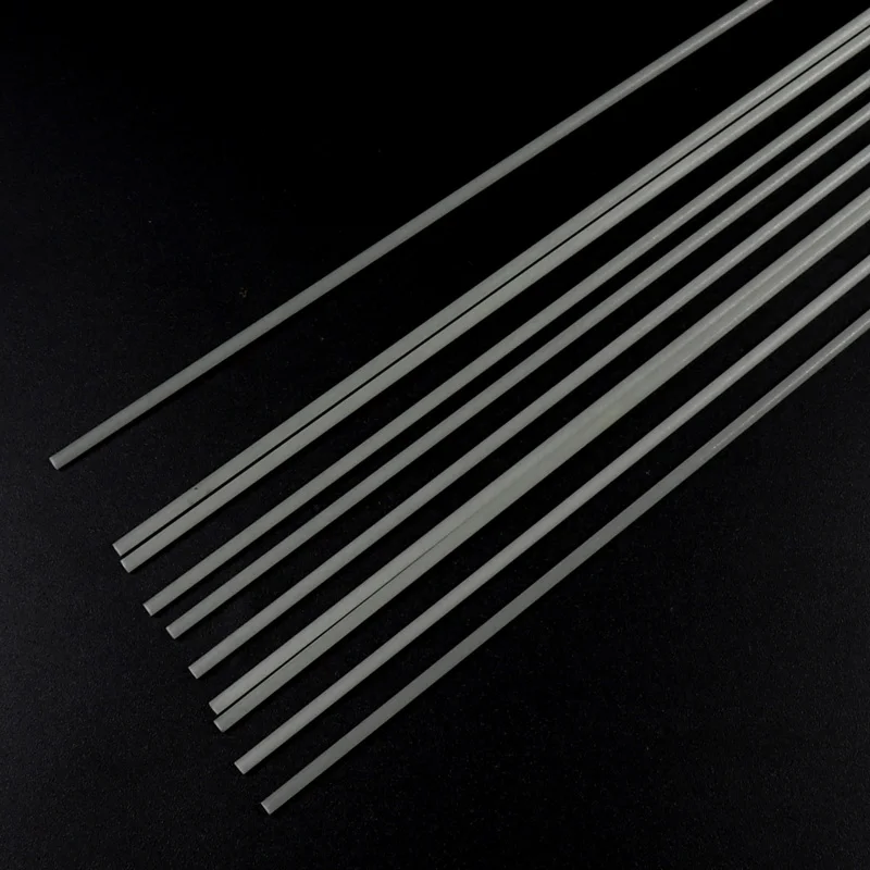 Palo redondo de fibra de vidrio para anzuelos de calamar, accesorios de aparejos de pesca, flotador de construcción, 1mm, 2mm, 200 unidades - imagen 5