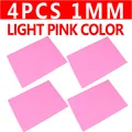 4PCS 1mm Light Pink