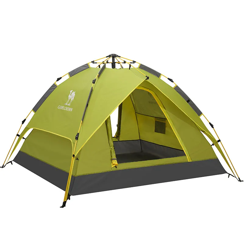 Barraca De acampada impermeable para 3 y 4 personas, tienda De campaña De doble capa para exteriores, ultraligera, equipo De Camping - imagen 2