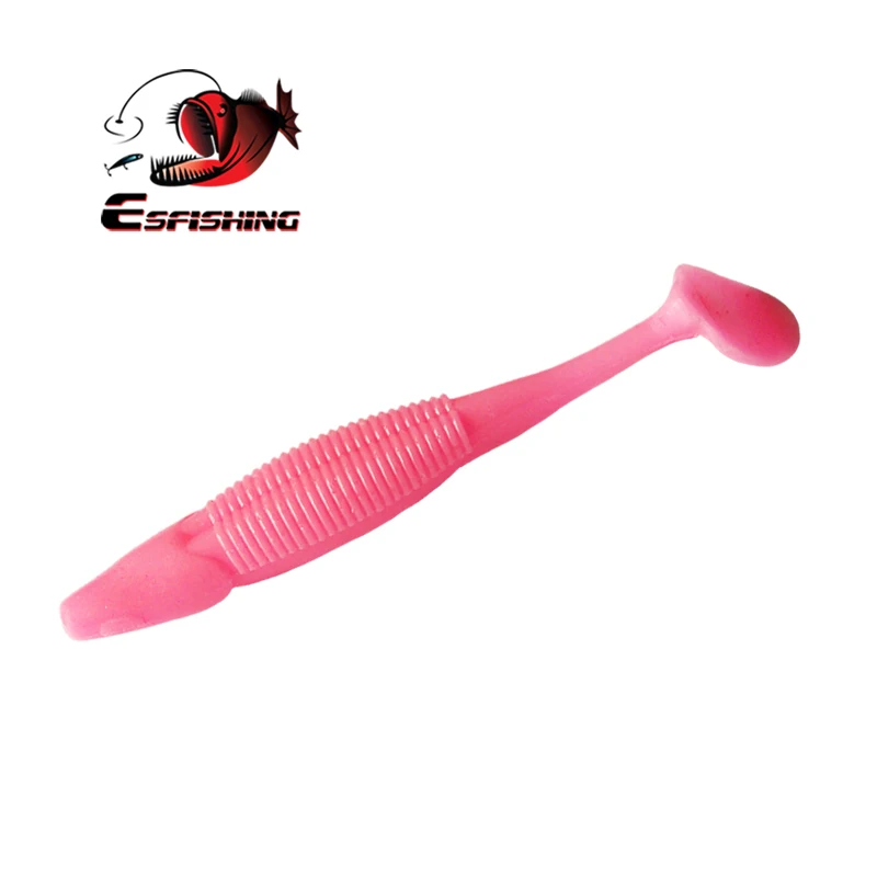 ESFISHING-señuelo suave para pesca de carpa, dipper flaco de 95mm, 6 uds., cebo Crankbait Isca Artificial, Lucio, señuelo Wobbler, aroma de cola en T - imagen 2