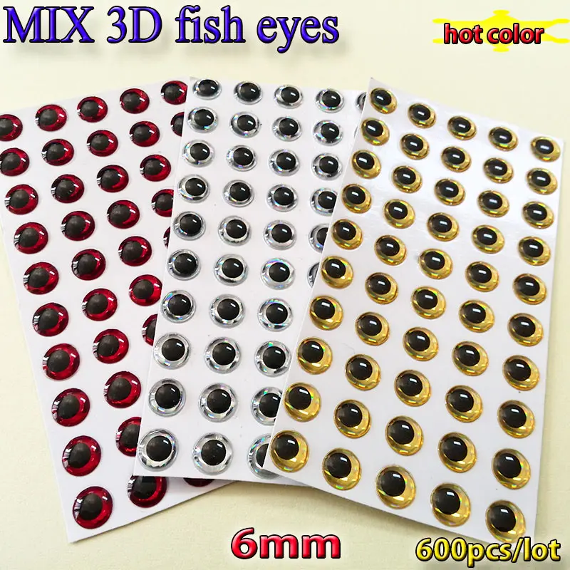 6mm MIX 600pcs