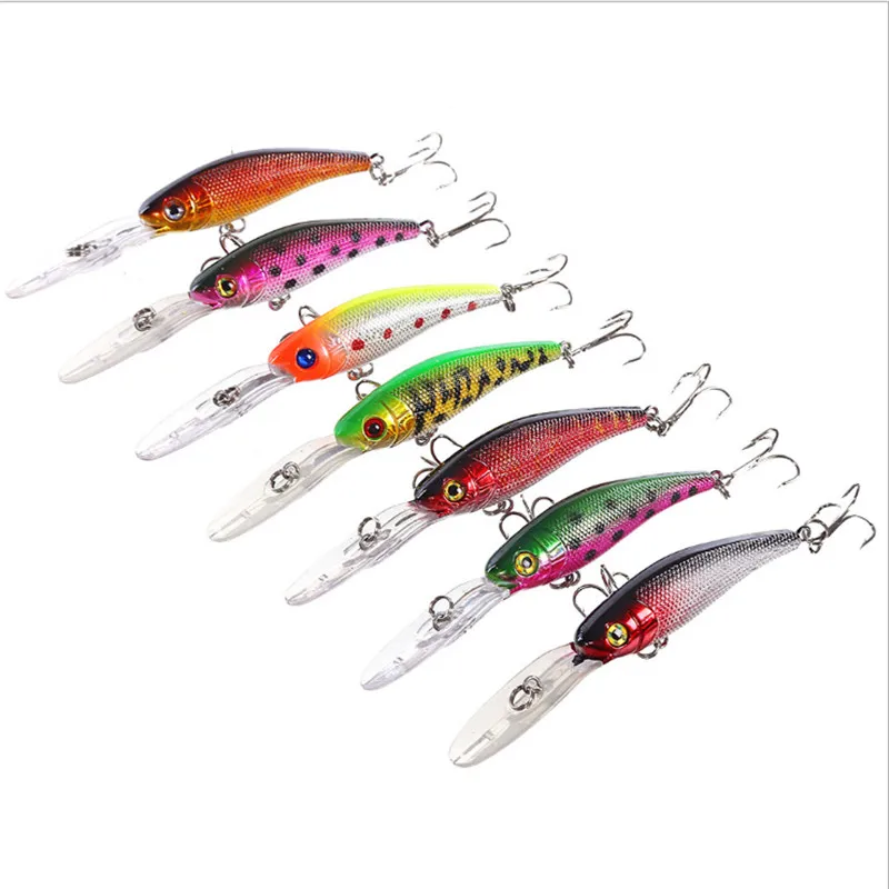 1 Uds. 10cm 7,4g clásico Minnow Crankbait pesca señuelos realistas pesca Wobblers cebo duro carpa Isca señuelos de lubina Artificial