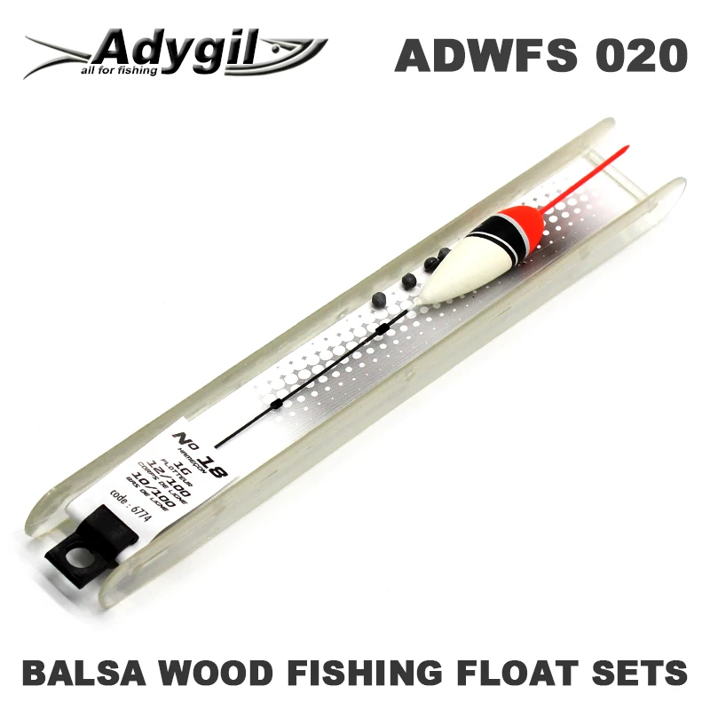 Flotadores Balsa Adygil ADWFS 020 – Madera natural para pesca - imagen 3