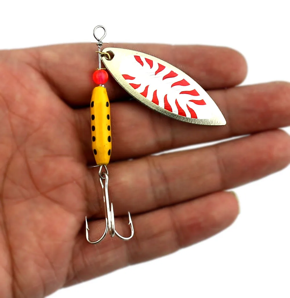 Señuelos de Pesca Wobblers CrankBaits Jig 7CM-9,9G Metal lentejuelas trucha cuchara ganchos para Pesca de carpa Pesca Peche Spinner - imagen 3
