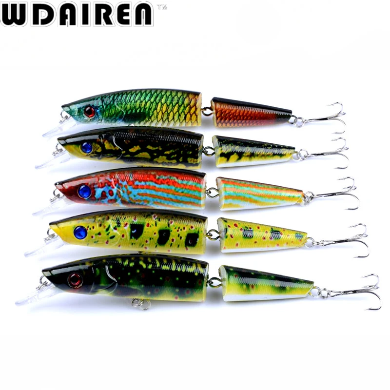 Señuelo de hundimiento para pesca en el mar, Kit de anzuelo duro, Wobbler, de plástico, alimentador de pesca, 14cm, 21,5g, 1 ud. - imagen 4