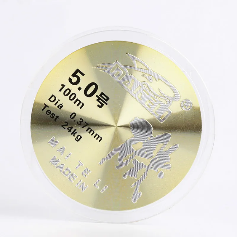 2 unids/lote línea de pesca de nailon de tracción fuerte de alta calidad 100m línea de Señuelos de Pesca súper fuerte resistente al desgaste línea de pesca de Taiwán - imagen 4