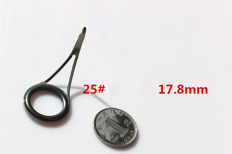 Kit de guías de varilla giratoria, Combo de guías de varilla giratoria, versión mejorada, salida de soporte de acero inoxidable, accesorio de anillo de guía de varilla DIY, 9-10 piezas - imagen 5