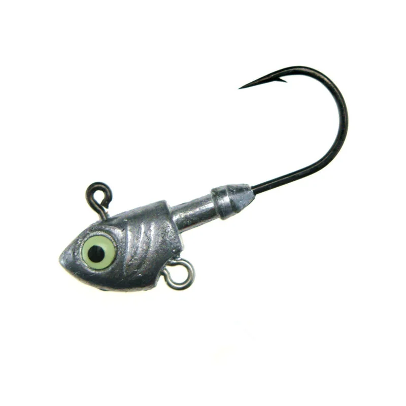 Anzuelo con cabeza de anzuelo de pesca, señuelo rápido, cabeza de pez Mustad, anzuelo fuerte 4 veces, 7g, 10g, Color gris Original, paquete de 2 piezas - imagen 2