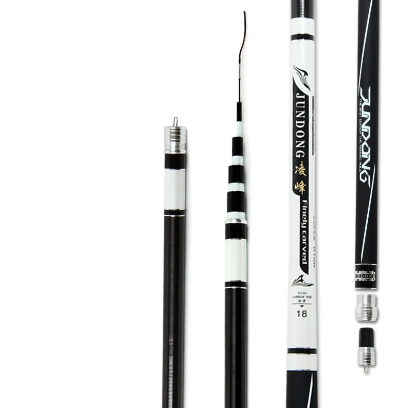 Caña de pescar ultraligera, caña de pescar de carbono superdura de 4,5 m-8,1 m, equipo de Pesca de carpa, 19 tonos, Taiwán, cuñas, karstwo, Olta - imagen 2