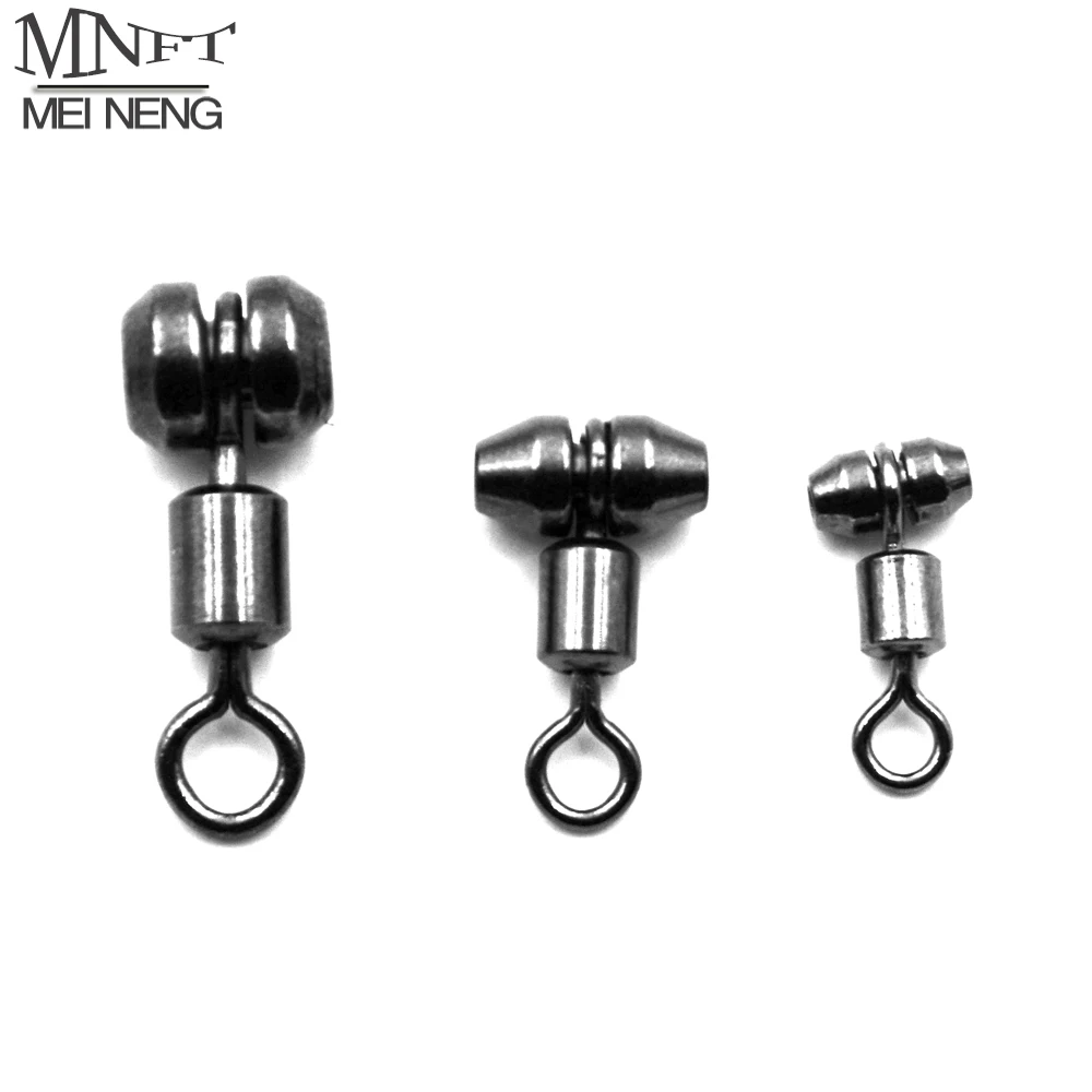 MNFT 12 Uds. Giratorios de pesca de 3 vías, aleación de latón, línea cruzada, grúa giratoria de pesca, conector de aparejos, tamaño L M S