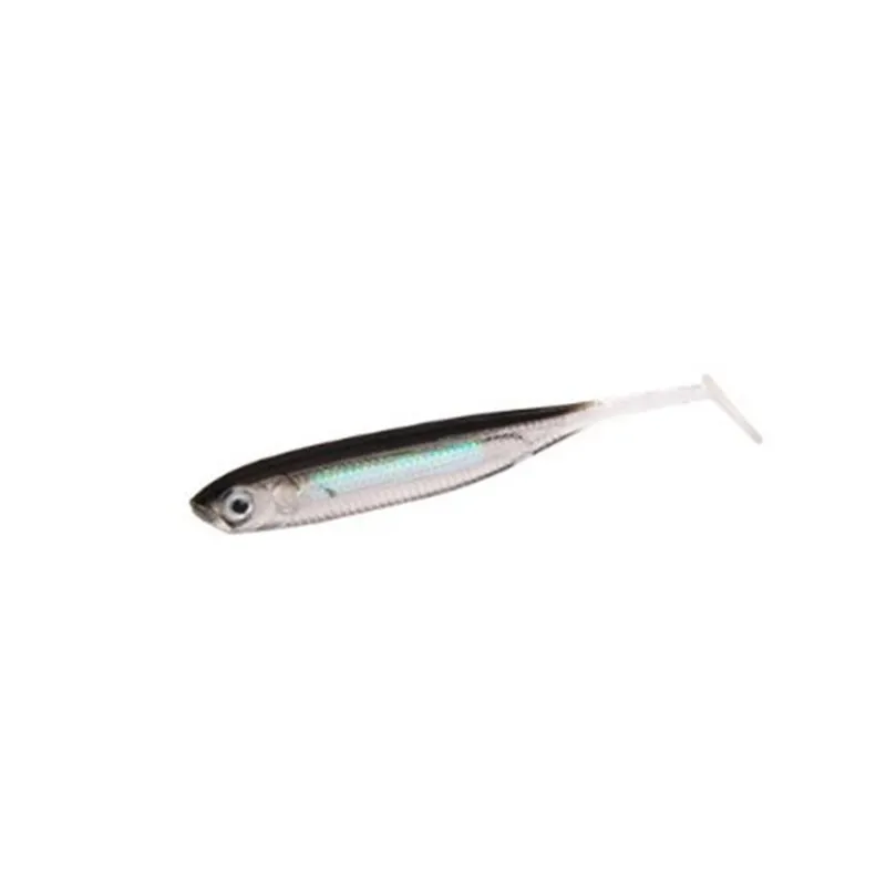 5 unids/lote 2,2g/7 cm señuelo de pesca cola en T señuelo suave para sábalo de pesca Pesca lombriz suave de silicona aparejos de pesca Jig Head - imagen 4