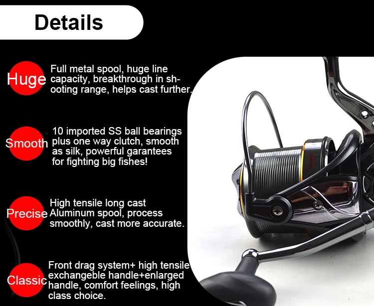 Experimentar precisión y poder con este carrete de pesca de alta calidad