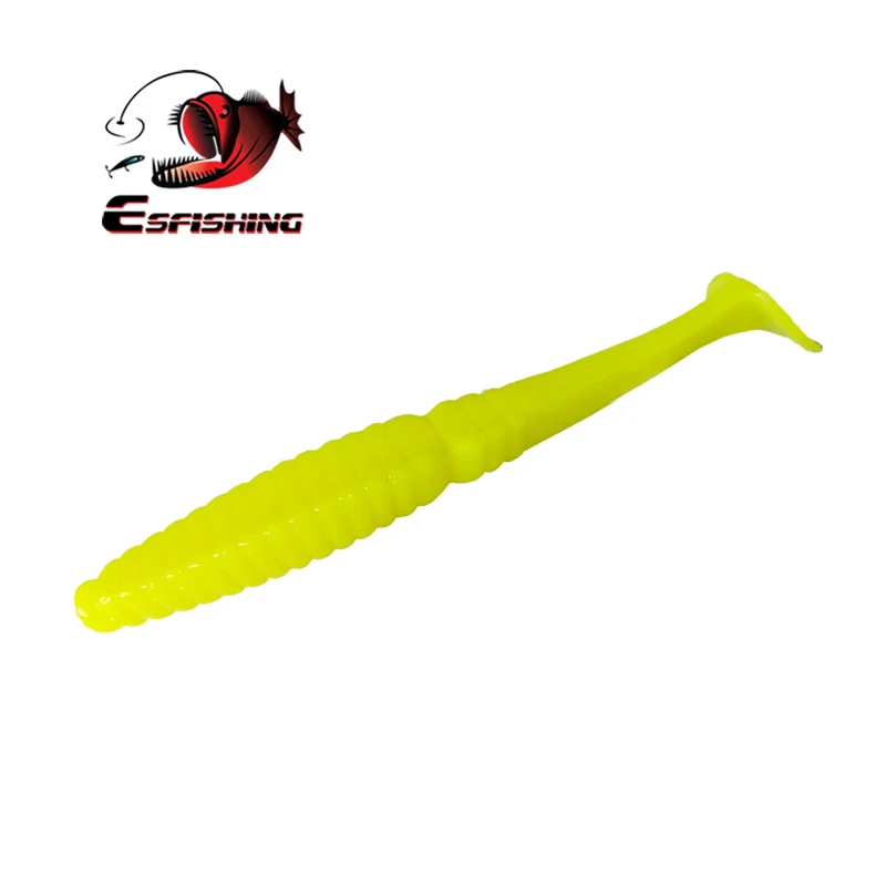 KESFISHING-señuelo de pesca de sales perfumadas, cebo Artificial de silicona suave para todos los peces, 5 ", 5,5g - imagen 3