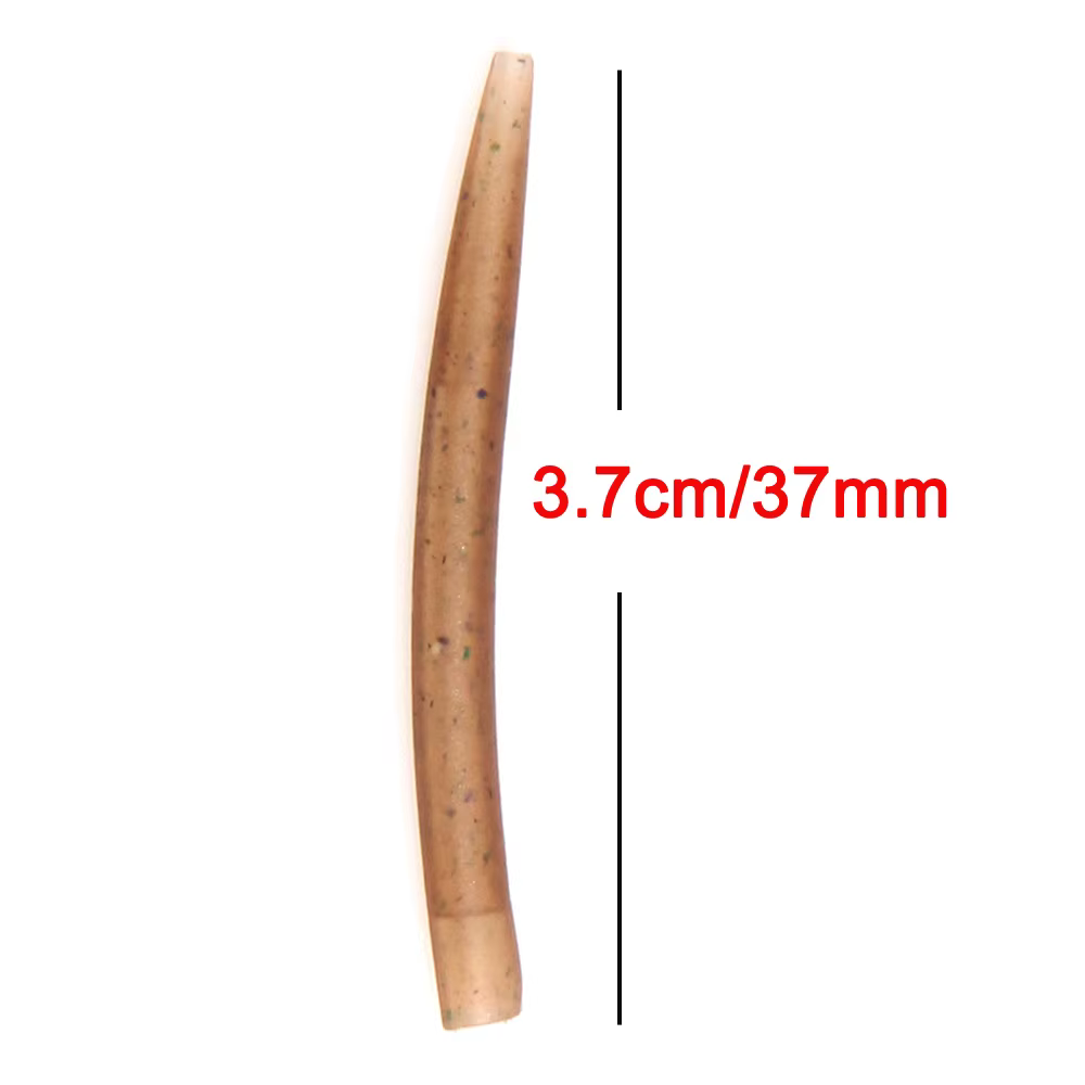 Mangas antienredos para pesca de carpa, aparejos de goma de camuflaje, antienredos, 3,7 cm, 20 Uds. - imagen 2