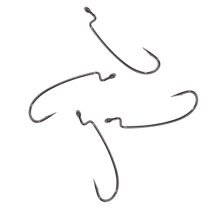 Anzuelos de pesca japoneses, 50 unids/lote, anzuelo de gusano de pulpo, manivela de pesca de acero rico en carbono, anzuelo Pescal ancho súper cerradura, señuelo compensado rojo - imagen 5