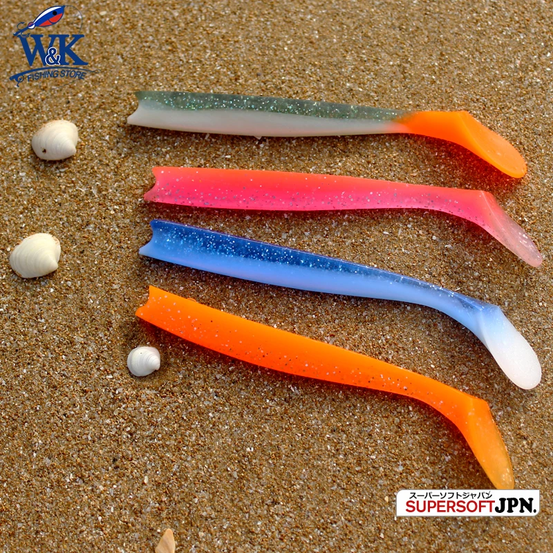 Señuelo de pesca de PVC, 22 cm, JIGS Swimbaits Shad con cola de paleta, 3 unidades, señuelo suave de 8 ", cebo de pesca de lucio, señuelos de pesca en barco - imagen 2