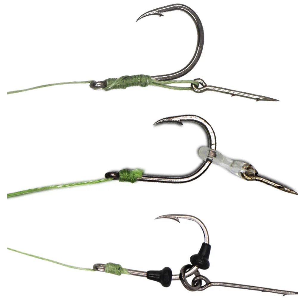 Bimoo-pasadores de acero al carbono para pesca de carpa, accesorios de aparejos, 7mm, 10mm, 15mm, tamaño S, M, L, 20 Uds. - imagen 4