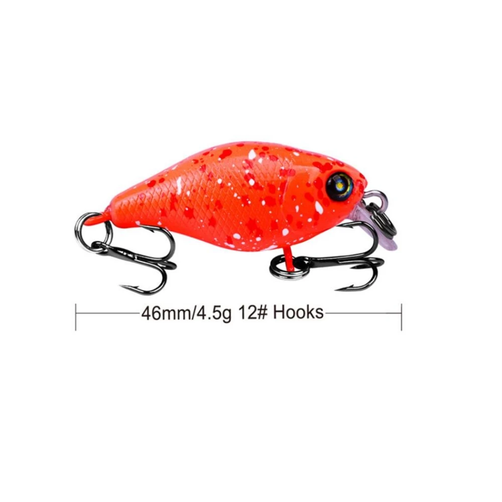 Wobblers mini crankbait de manivela para lucio, señuelo duro - imagen 4