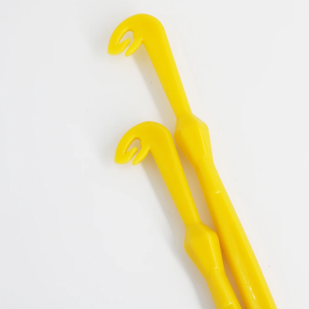 2 Unids Tyer Y Disgorger Hook Loop Tie Nail Rápido Hacer Nudos herramienta De Línea de Pesca Con Mosca Anzuelos Remover y Kit De Plástico de Nivel - imagen 3