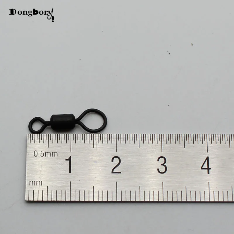 Juego de eslabones antideslumbrantes para pesca de carpa, aparejos de pesca de carpa, tamaño UK 8, 30 unidades - imagen 4