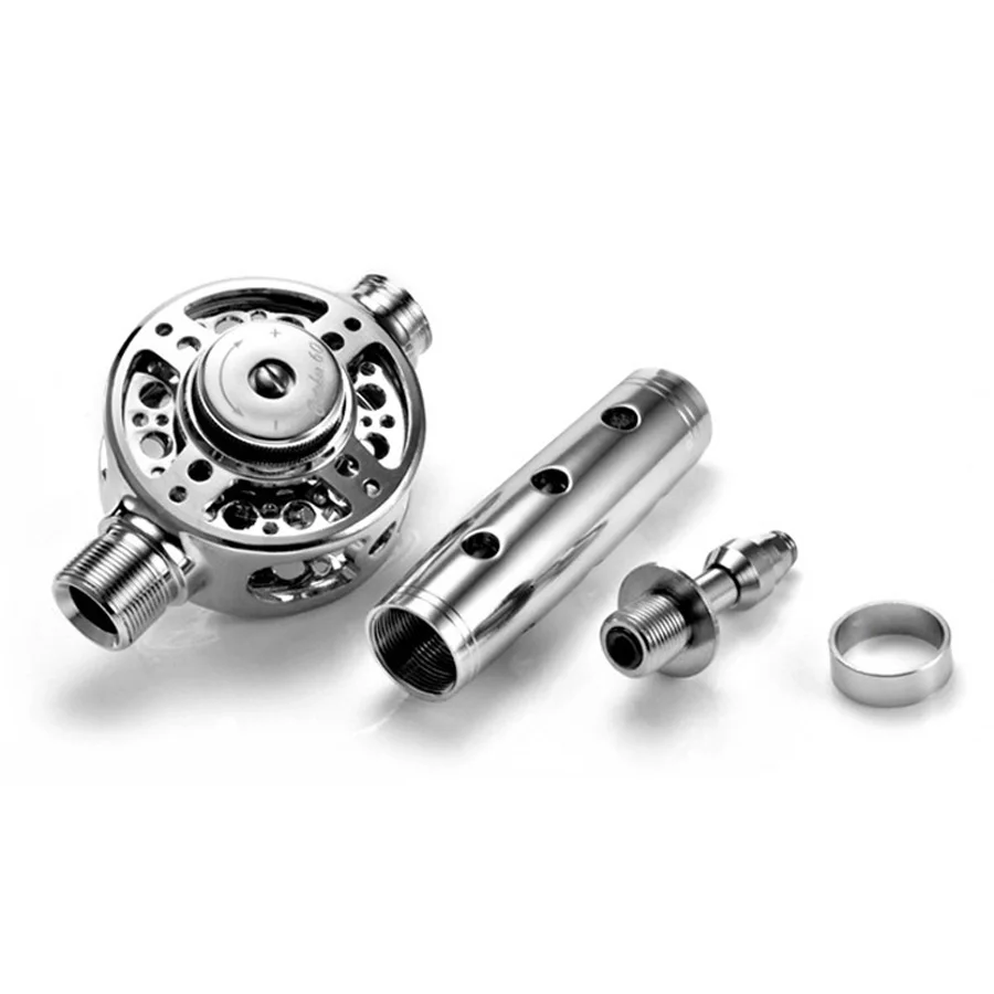 Señuelo de carrete de pesca de Metal completo, caña hueca Diy, mosca giratoria, 2 + 1BB, línea de pesca, Baitcasting, mano izquierda y derecha - imagen 5