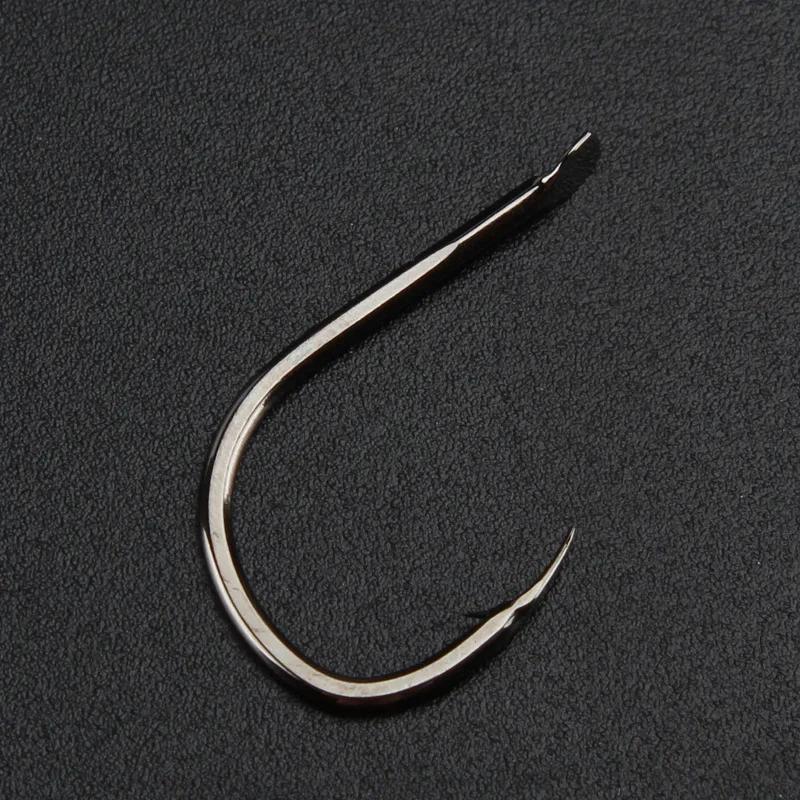 Anzuelo de pesca de acero con alto contenido de carbono, accesorio de pesca con púas 1 #-12 #, forma de punta Triangular, anzuelo de cebo, río, 500 Uds. - imagen 3