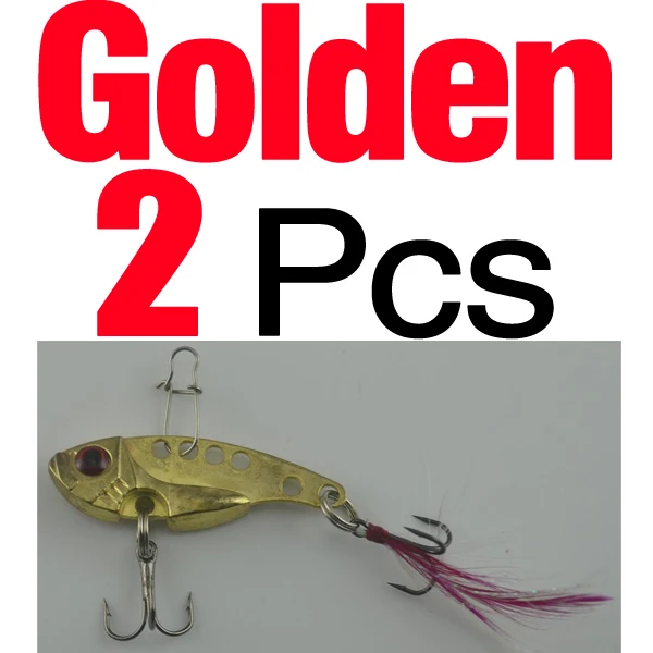 2PCS Golden