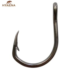 Hyaena-anzuelos de pesca con púas de acero inoxidable, accesorios de pesca de lubina, 100-1/0 12/0, lote de 10827 unidades