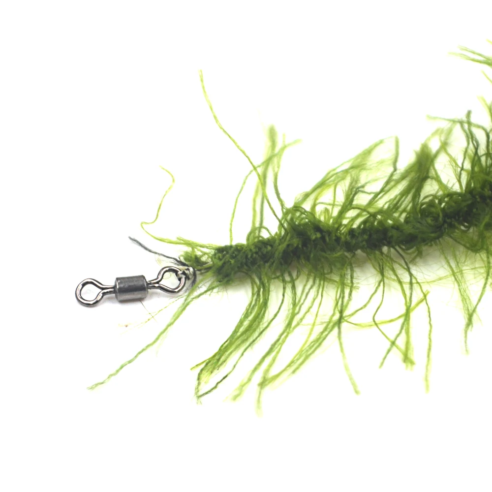 MNFT 8 Juego de cebo con mancuernas para detiene de ganchos de cuerda de algas marinas de simulación 2 #   4 #   6 #   8 #   Accesorios para aparejos de pesca con aparejos listos y atados - imagen 5