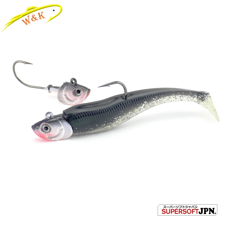 Anzuelos de pesca de agua salada, 2 unidades/pk, 60g, 7/0 Jig, para señuelos blandos, 11cm, 14cm, ULO Shad, lubina, bacalao, halubut - imagen 5