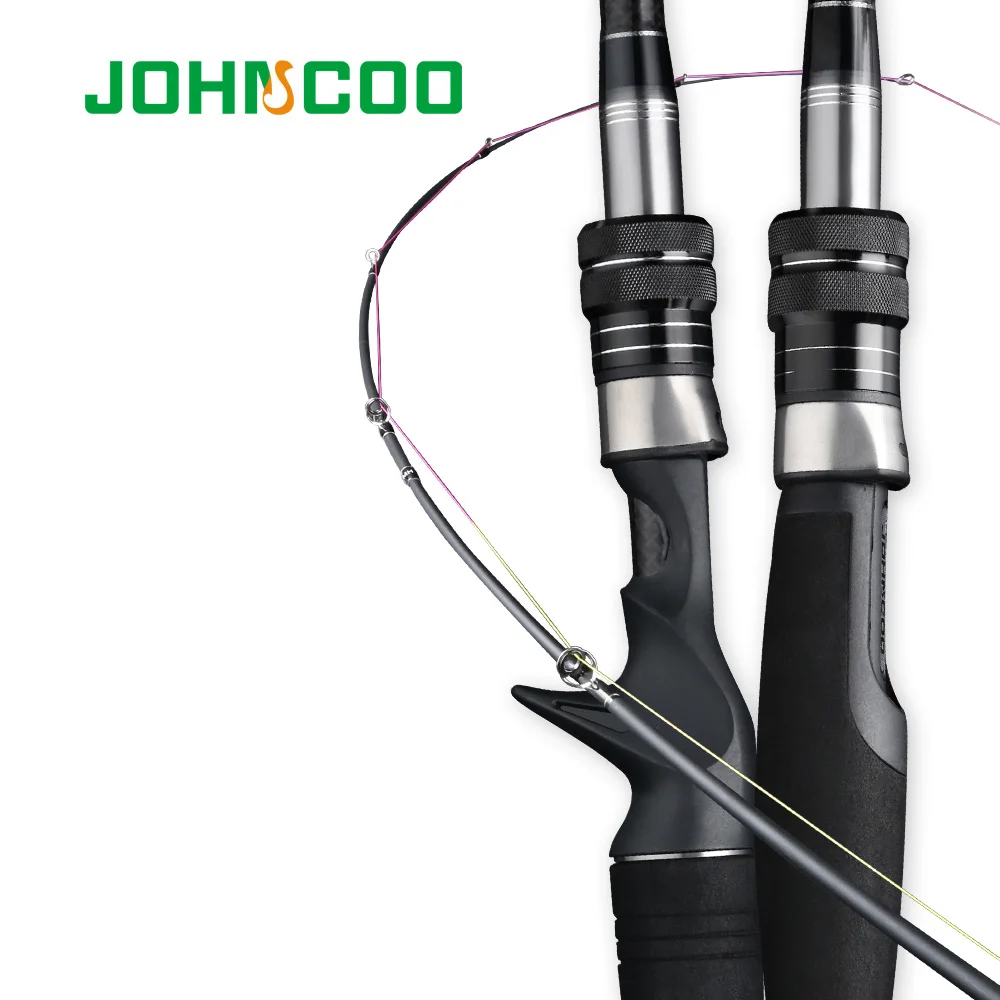 Caña JohnCOO Carbono 3 Tramos Lubina MH 10-45g Baitcasting - imagen 5