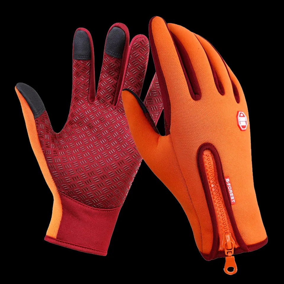 WALK FISH-guantes de Pesca de dedo completo, a prueba de viento, cuero cálido, antideslizante, transpirable, Fitness, Pesca, ciclismo, Invierno