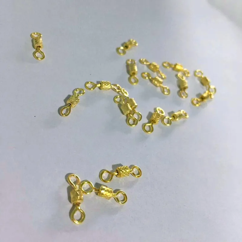 Conector giratorio de 10 piezas, rodamiento de pesca con anillos de seguridad, conectores giratorios de pesca, 12mm, 10mm, 9mm - imagen 4